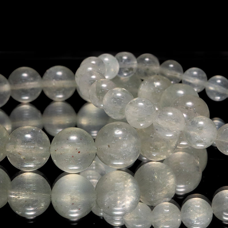 ブレス　ホワイトストロベリークォーツ＜ブラジル産＞　丸  [co-g2043]