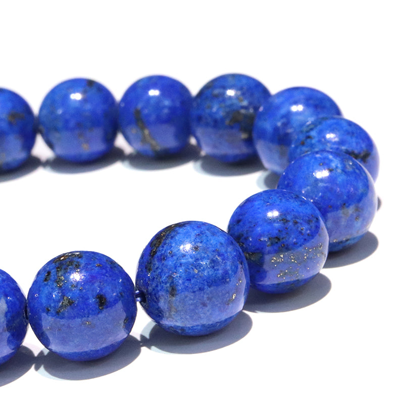 ブレス　ラピスラズリ＜アフガニスタン産＞　丸  [co-g2044]