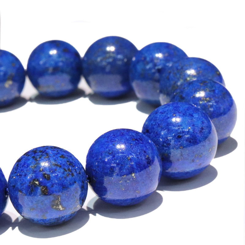 ブレス　ラピスラズリ＜アフガニスタン産＞　丸  [co-g2044]