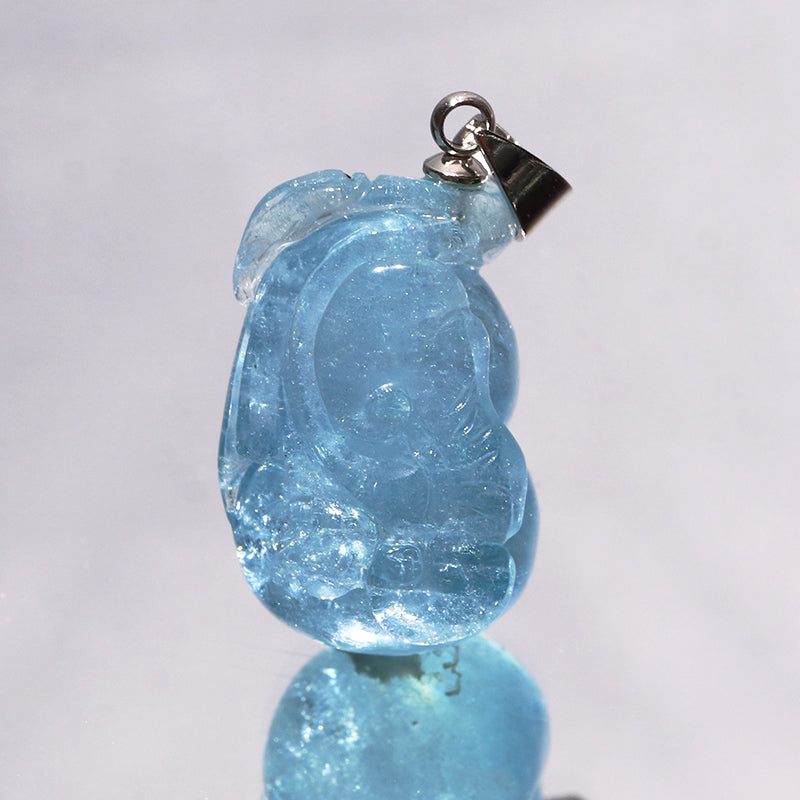 Carving Aquamarine <Brazil> Gourd [cv-g0064]