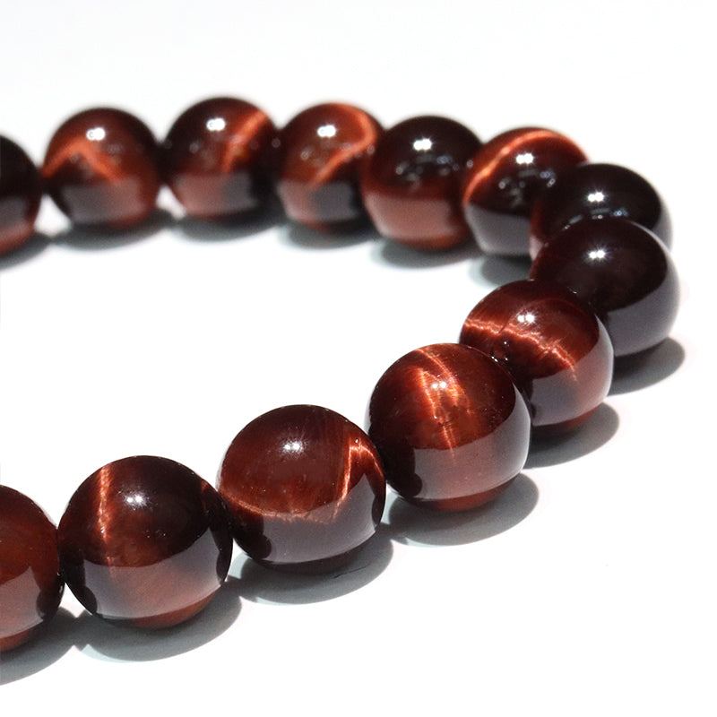 ブレス　雷レッドタイガーアイ＜アフリカ産＞　丸  [co-g2048]