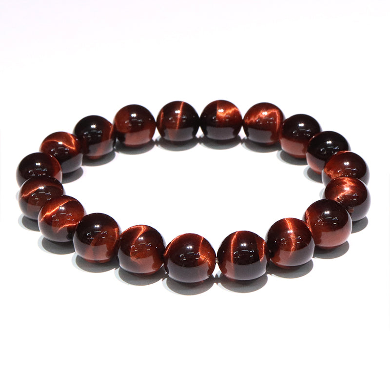 ブレス　雷レッドタイガーアイ＜アフリカ産＞　丸  [co-g2048]