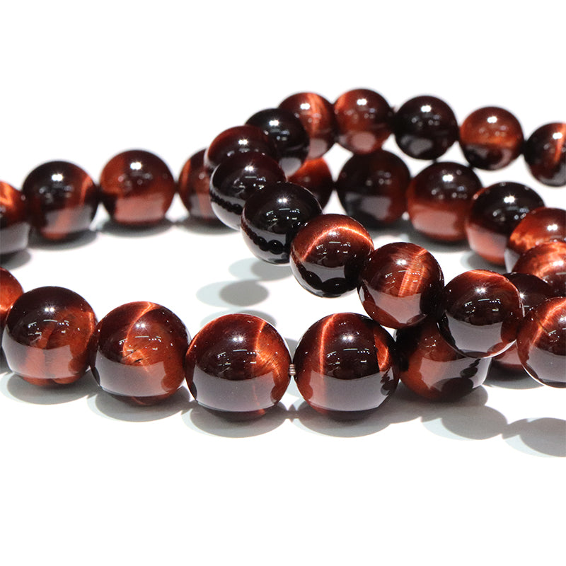 ブレス　雷レッドタイガーアイ＜アフリカ産＞　丸  [co-g2048]