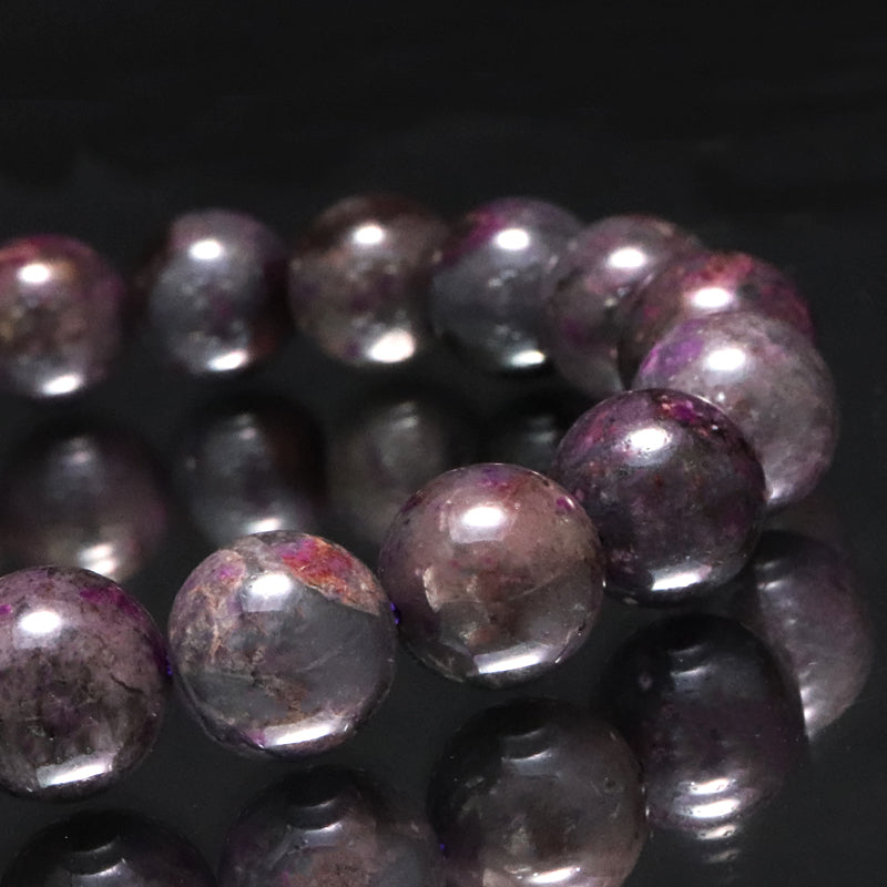 ブレス　スギライト＜アフリカ産＞　丸 [co-g2055]