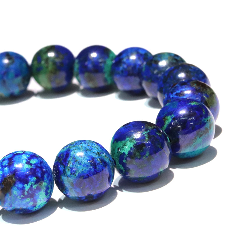 ブレス　アズライト＜ラオス産＞　丸　[co-g2056]