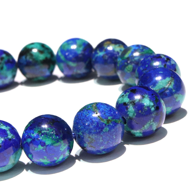 ブレス　アズライト＜ラオス産＞　丸　[co-g2056]