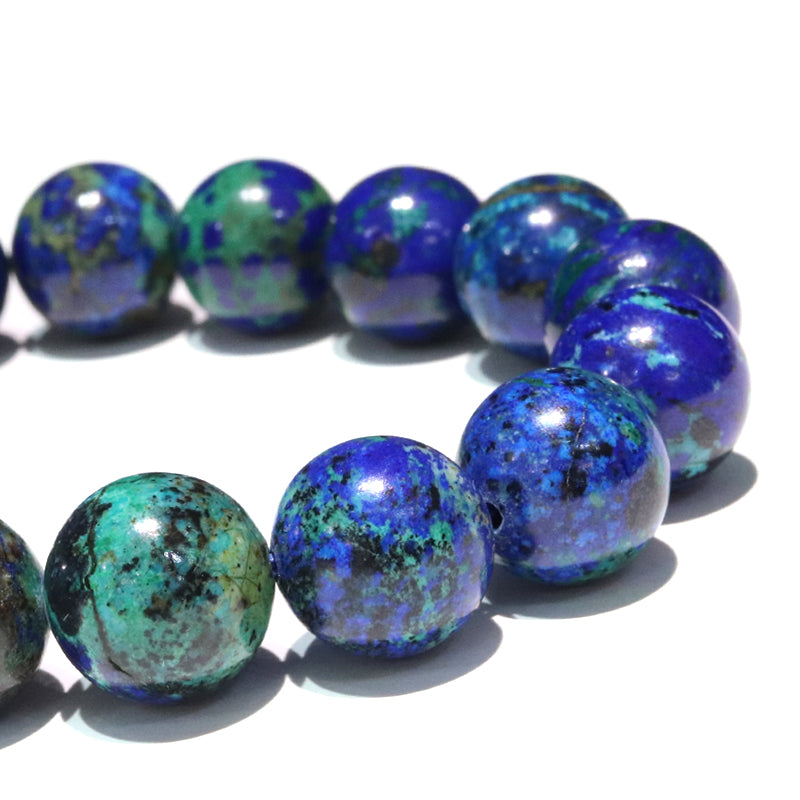 ブレス　アズライト＜ラオス産＞　丸　[co-g2056]