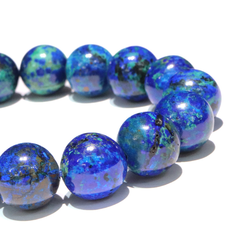 ブレス　アズライト＜ラオス産＞　丸　[co-g2056]