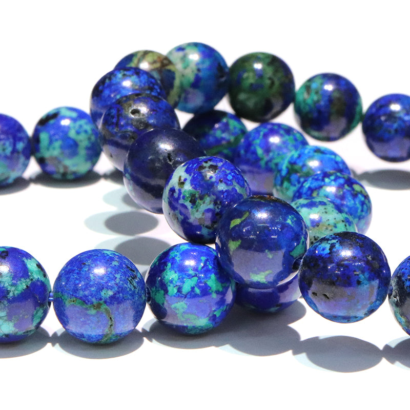 ブレス　アズライト＜ラオス産＞　丸　[co-g2056]