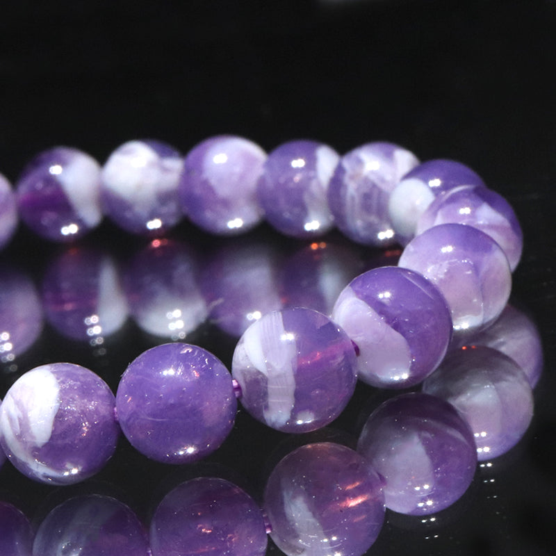 ブレス　トゥインクルアメジスト＜ブラジル産＞　丸 [co-g2057]