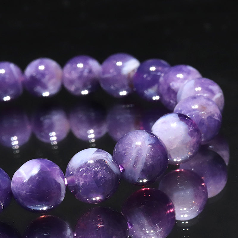 ブレス　トゥインクルアメジスト＜ブラジル産＞　丸 [co-g2057]