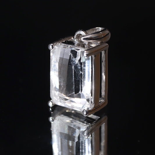 ペンダントトップ　フェナカイト＜ロシア産＞　スクエアカット　約3.45ct　silver925　シルバー [co-g1139]