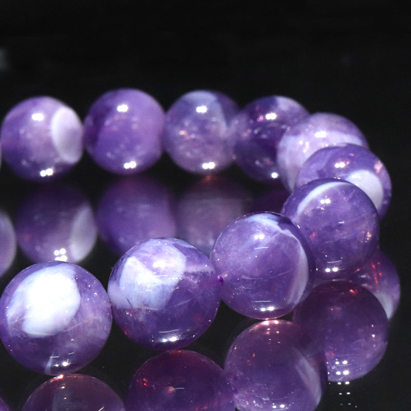 ブレス　トゥインクルアメジスト＜ブラジル産＞　丸 [co-g2057]