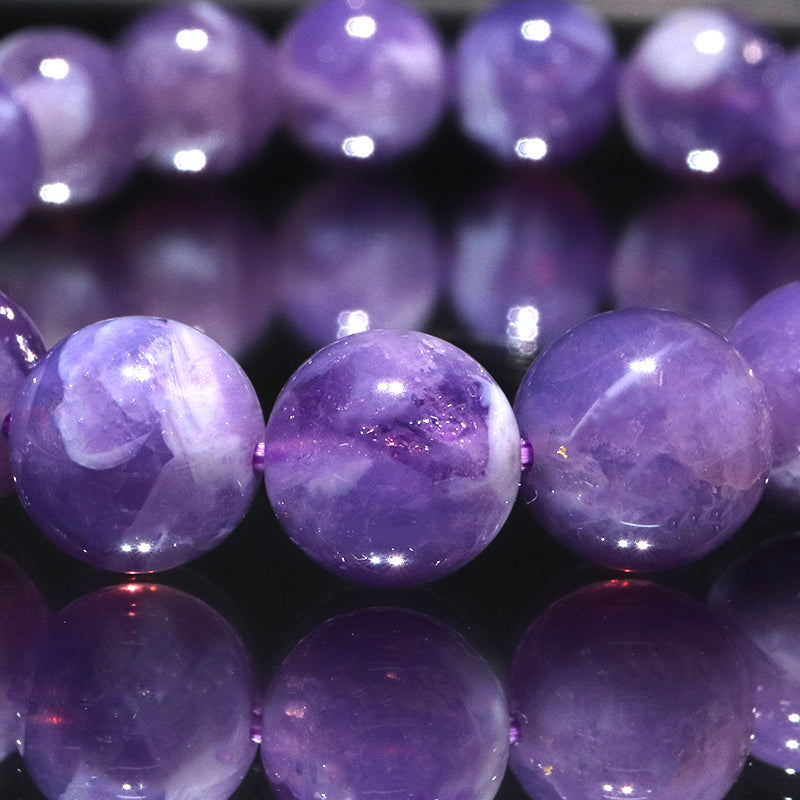 ブレス　トゥインクルアメジスト＜ブラジル産＞　丸 [co-g2057]