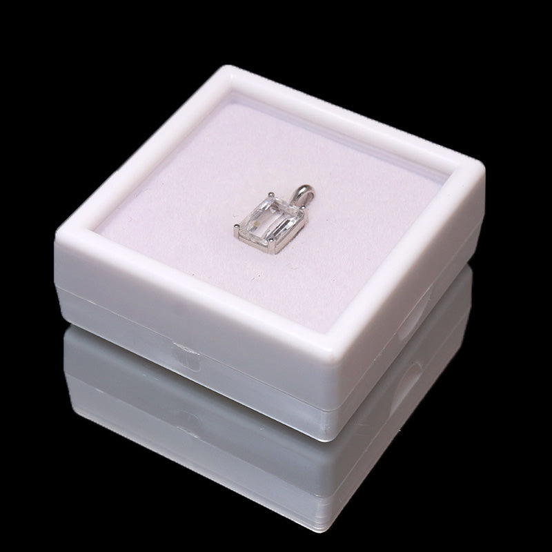 ペンダントトップ　フェナカイト＜ロシア産＞　スクエアカット　約3.45ct　silver925　シルバー [co-g1139]