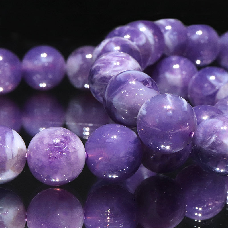 ブレス　トゥインクルアメジスト＜ブラジル産＞　丸 [co-g2057]