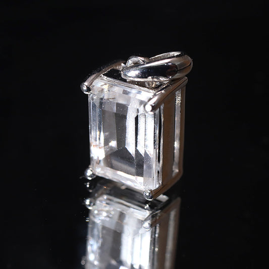 ペンダントトップ　フェナカイト＜ロシア産＞　スクエアカット　約3.75ct　silver925　シルバー [co-g1140]