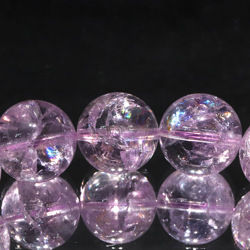 ブレス　アメジストアイリス＜ブラジル産＞　丸　[co-g2058]