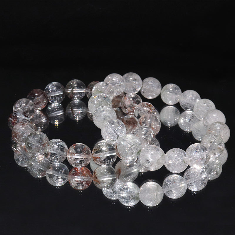 ブレス　ガーデンアイリスクォーツ＜ヒマラヤ産＞　丸 [co-g2060]