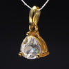【割引不可】ペンダントトップ　フェナカイト＜ロシア産＞　トリリアントカット　約1.7ct　silver925　ゴールド　[co-g1157]