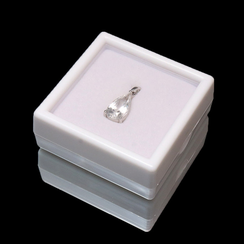 ペンダントトップ　フェナカイト＜ロシア産＞　ドロップカット　約3.9ct　silver925　シルバー　[co-g1151]