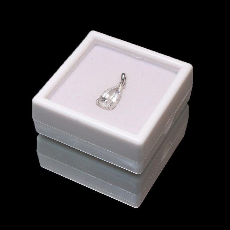 ペンダントトップ　フェナカイト＜ロシア産＞　ドロップカット　約3.85ct　silver925　シルバー　[co-g1152]