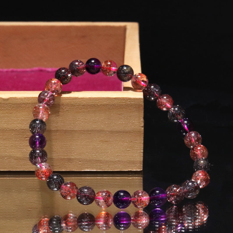 ブレス　スーパーセブン＜ブラジル産＞　丸約6mm  [co-g2066]