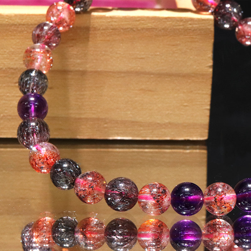 ブレス　スーパーセブン＜ブラジル産＞　丸約6mm  [co-g2066]