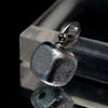 [Buy 10 or more eligible items and get 30% off! Automatic discount at checkout] Gibeon Stone Pendant from Namibia, Cube Shape, Approx. 8-9mm, Stainless Steel, Silver, Random Shipment [co-g1168]