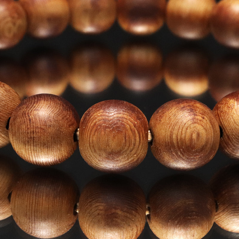 【パワーズウッド】ブレス　屋久杉(油木)＜鹿児島産＞　丸  [co-g2097]