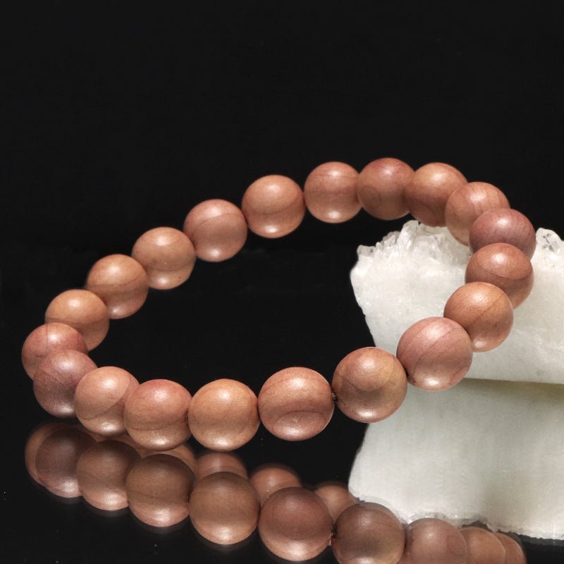 【パワーズウッド】ブレス　血柏(けっばん)＜中国/チベット産＞　丸  [co-g2098]