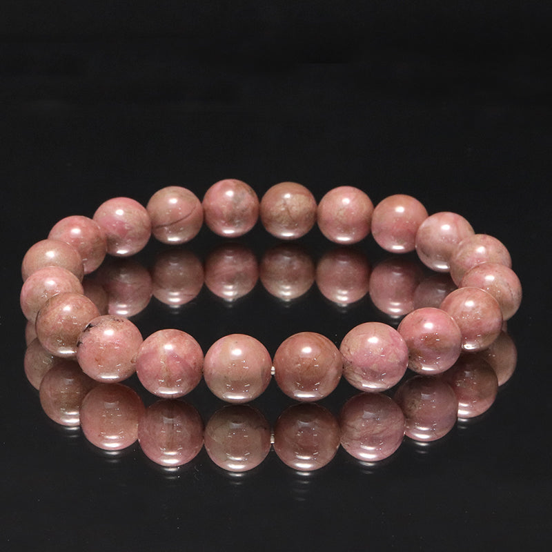 【日本銘石】ブレス　愛知ロードナイト＜愛知県産＞　柄なし　丸　山梨研磨 [co-g1527]