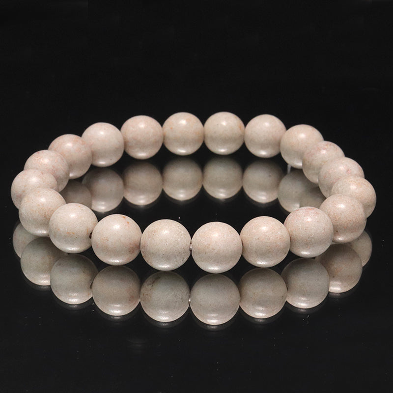 【日本銘石】ブレス　ピンクフェアリースキン＜広島県産＞　丸  [br-g8079]