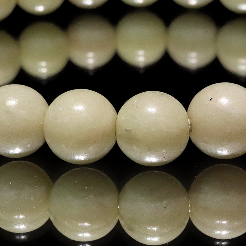 【日本銘石】ブレス　ブルーフェアリースキン＜広島県産＞　丸　約8mm  [co-g2131]