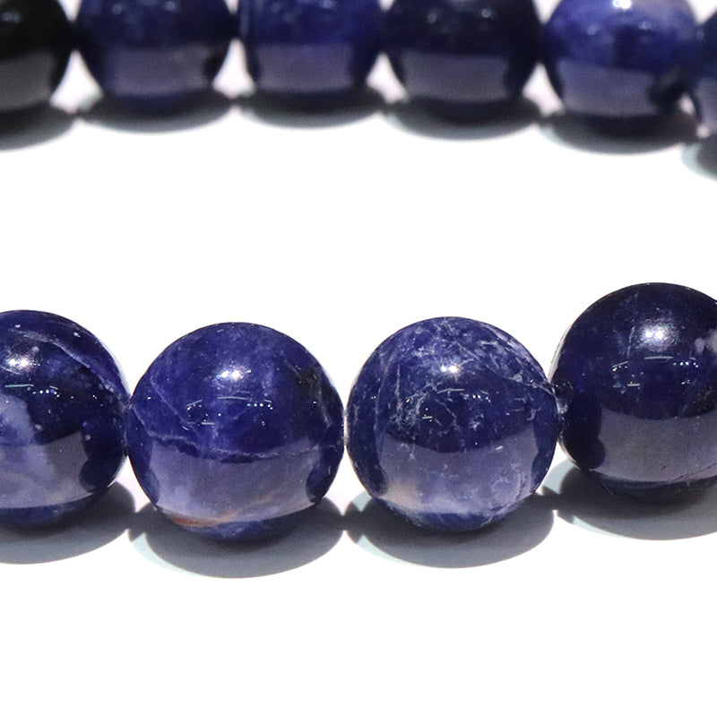 ブレス　インペリアルソーダライト＜ブラジル産＞　山梨研磨　丸 [co-g2132]