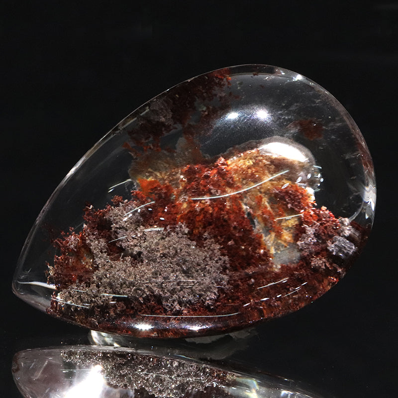 【動画】ルース　ガーデンクォーツ＜ブラジル産＞　ドロップ型  [co-g2128]