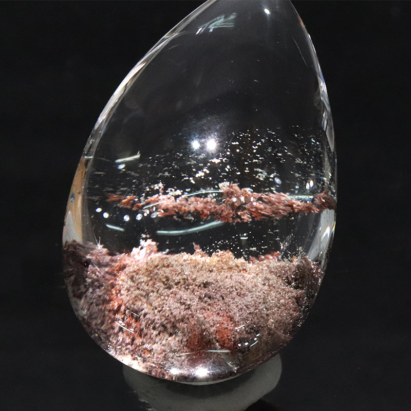 【動画】ルース　ガーデンクォーツ＜ブラジル産＞　ドロップ型  [co-g2128]