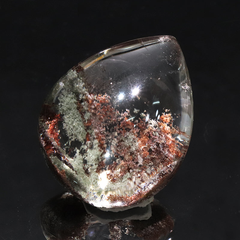 【動画】ルース　ガーデンクォーツ＜ブラジル産＞　ドロップ型  [co-g2128]