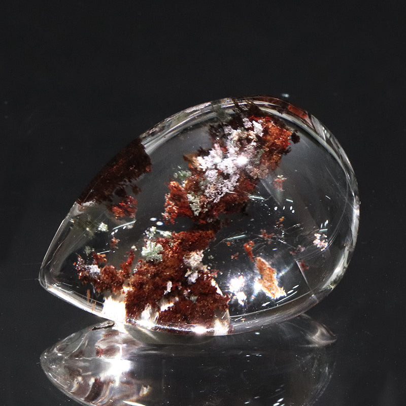 【動画】ルース　ガーデンクォーツ＜ブラジル産＞　ドロップ型  [co-g2128]