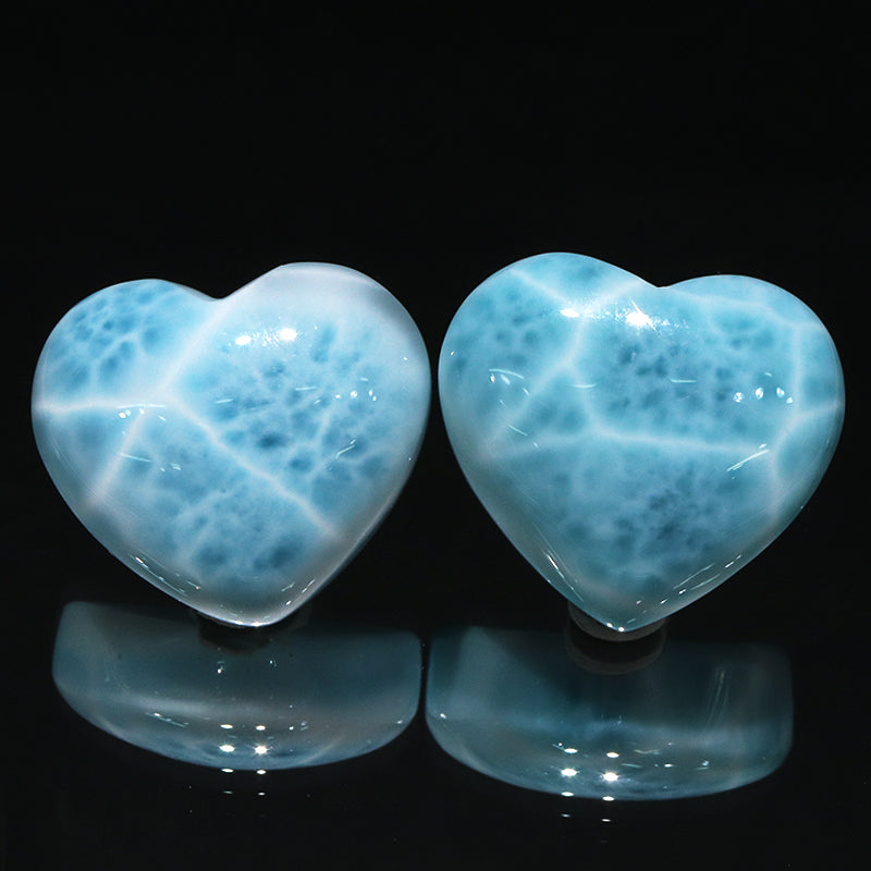 ルース　ラリマー＜ドミニカ産＞　ハート型  [co-g2137]