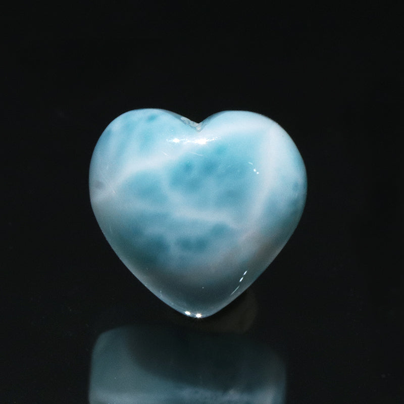 ルース　ラリマー＜ドミニカ産＞　ハート型  [co-g2137]