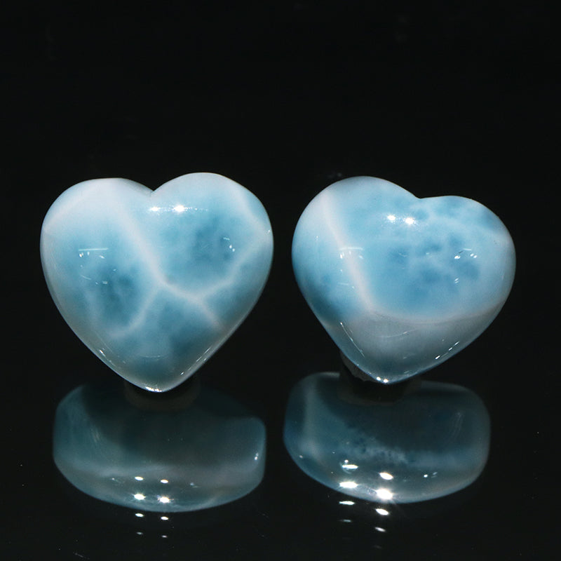 ルース　ラリマー＜ドミニカ産＞　ハート型  [co-g2137]