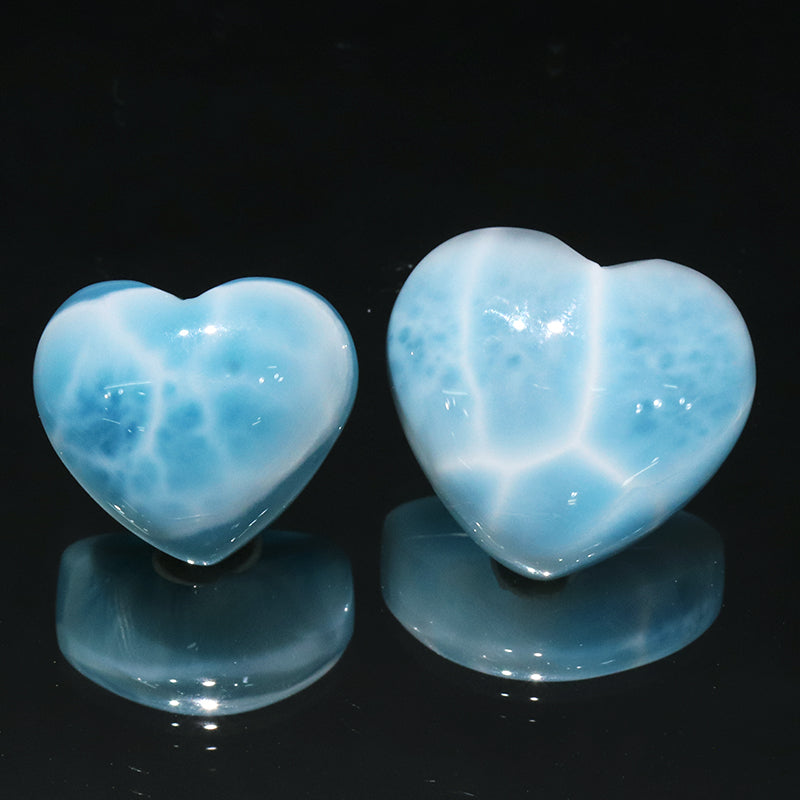 ルース　ラリマー＜ドミニカ産＞　ハート型  [co-g2137]