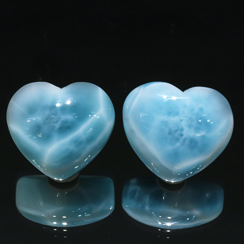 ルース　ラリマー＜ドミニカ産＞　ハート型  [co-g2137]