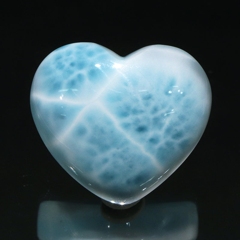 ルース　ラリマー＜ドミニカ産＞　ハート型  [co-g2137]