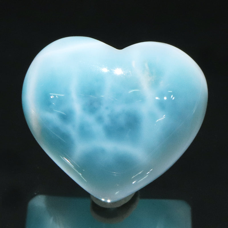 ルース　ラリマー＜ドミニカ産＞　ハート型  [co-g2137]