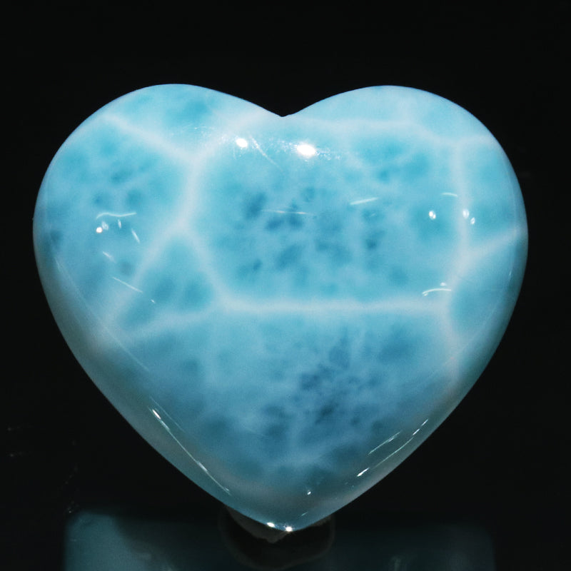 ルース　ラリマー＜ドミニカ産＞　ハート型  [co-g2137]