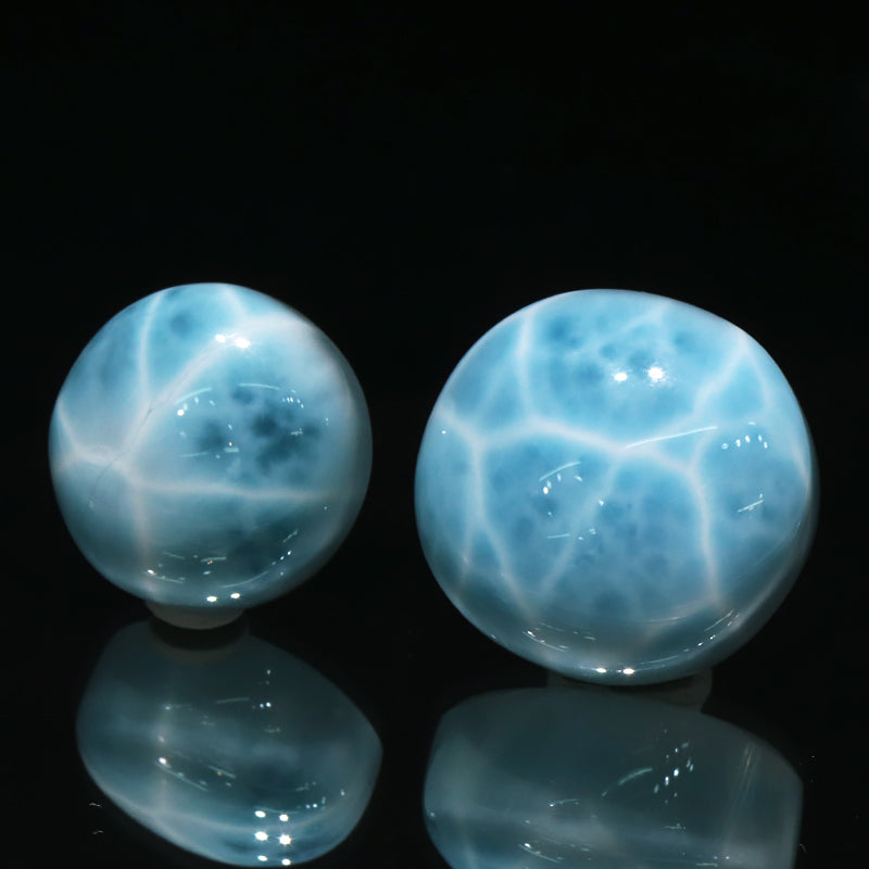 ルース　ラリマー＜ドミニカ産＞　丸型  [co-g2138]