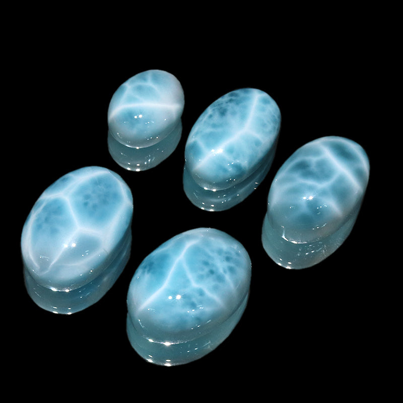 ルース　ラリマー＜ドミニカ産＞　オーバル型  [co-g2141]