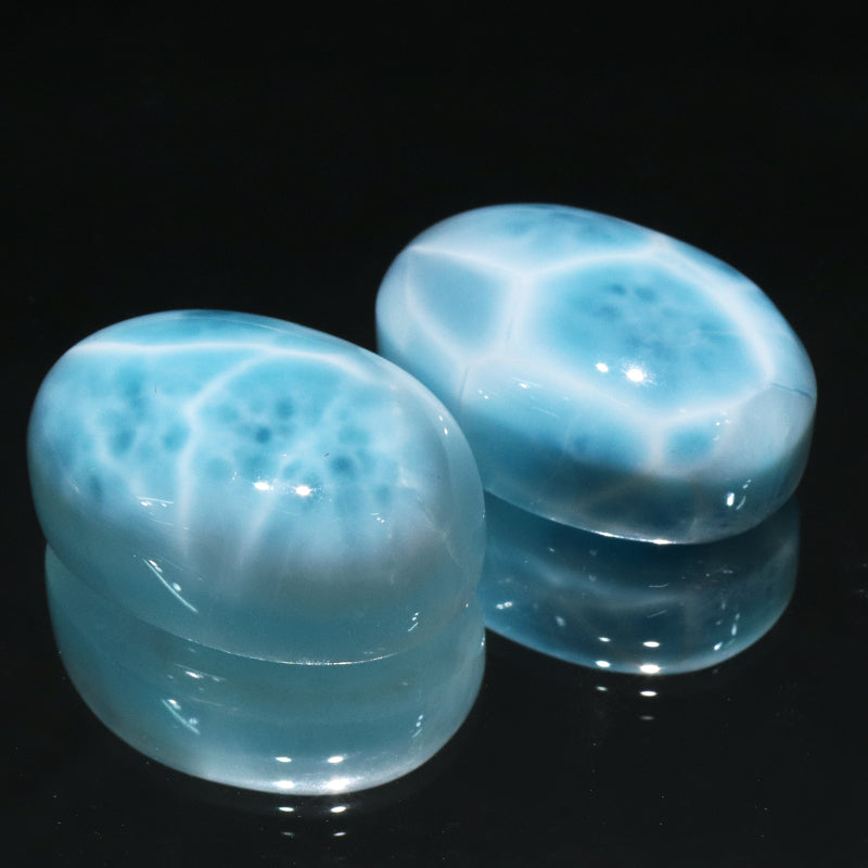 ルース　ラリマー＜ドミニカ産＞　オーバル型  [co-g2141]